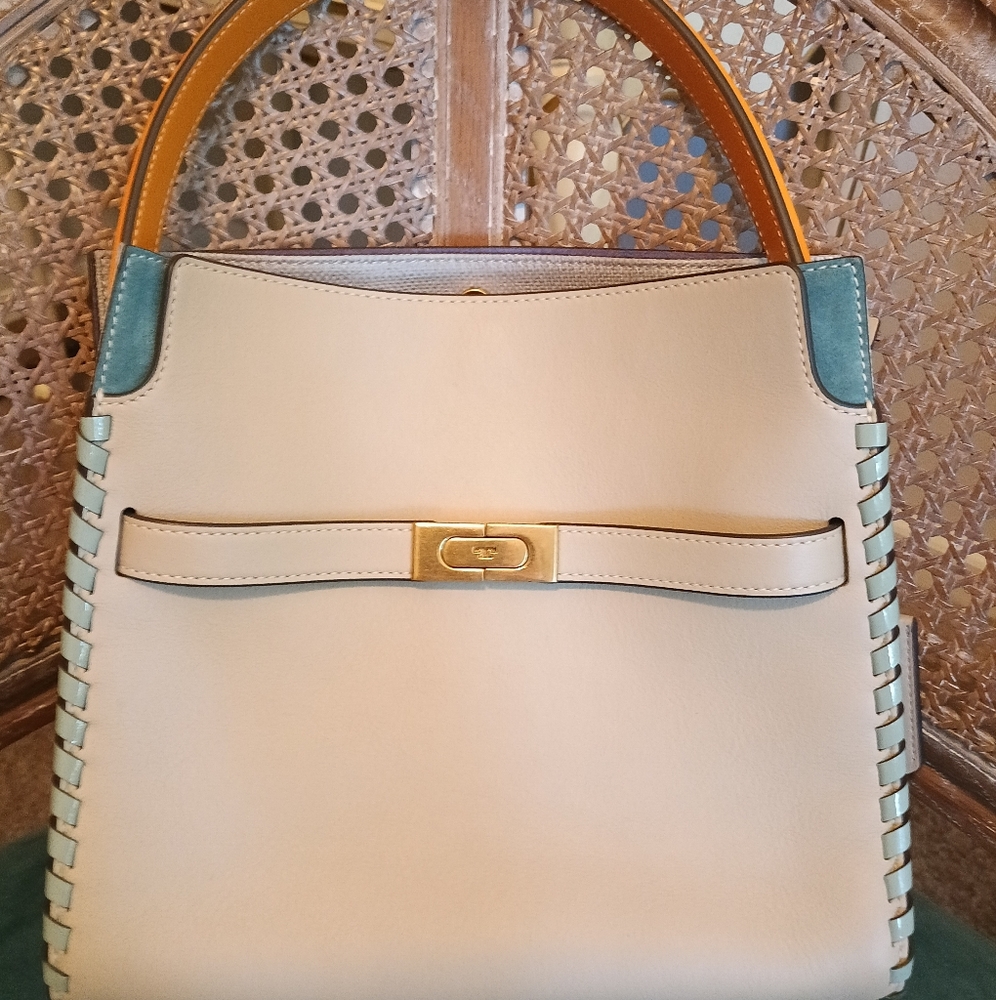 TORY BURCH "Lee Radziwill" Whipstitch Bag REG $1398 Limited Edition Colors